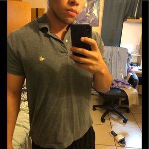Brooks brothers polo grey shirt! 369!